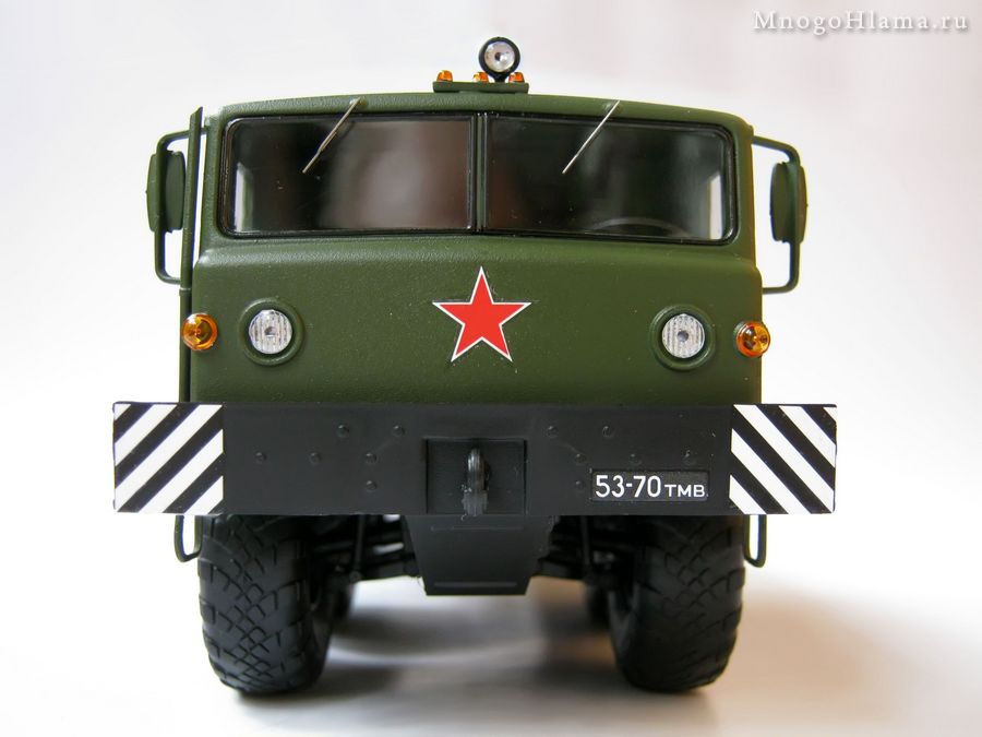 Звезда на MAZ-537 SSM 1:43 вид спереди