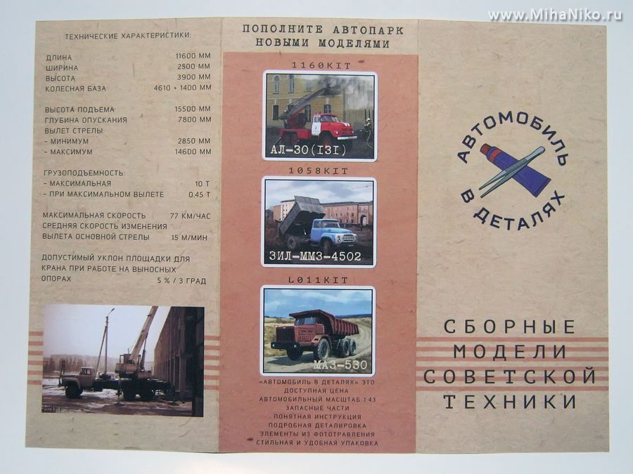 Характеристики крана КС-3575А