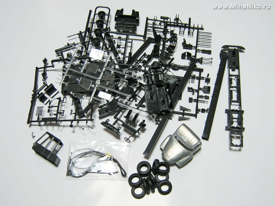 Содержимое набора для сборки крана КС-3575А