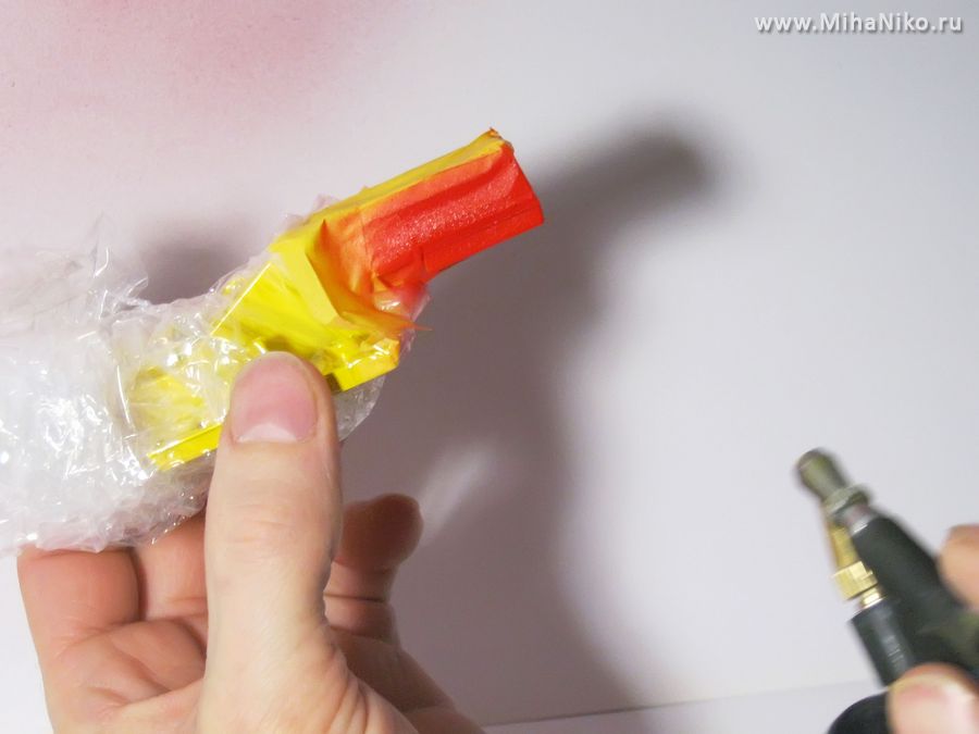 Красим противовес на кране