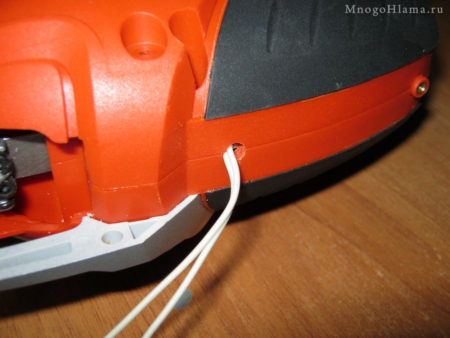 Самодельная светодиодная подсветка в лобзик Black&Decker KS950SLK