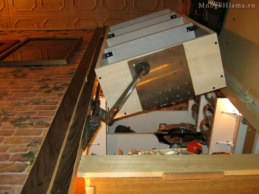 Самодельный раскладной ящик для инструментов