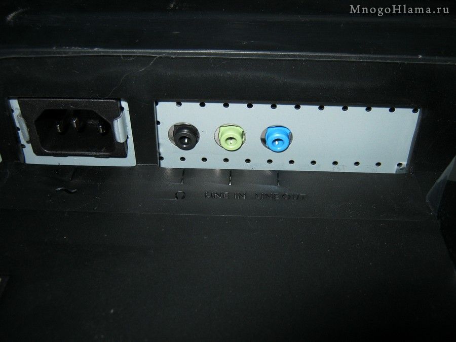 Гнёзда монитора Benq EW2730