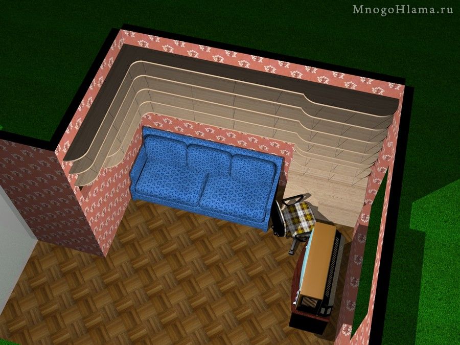 Книжные полки 3D-модель