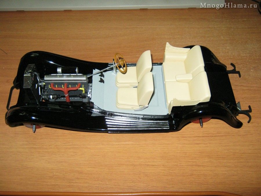 Сборка модели Rolls-Royce Phantom II Continental