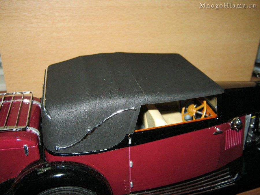 Брезентовый тент Rolls-Royce Phantom Continental Revell