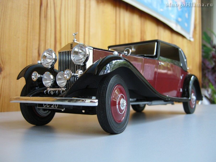 Сборка модели Rolls-Royce Phantom Continental II Revell