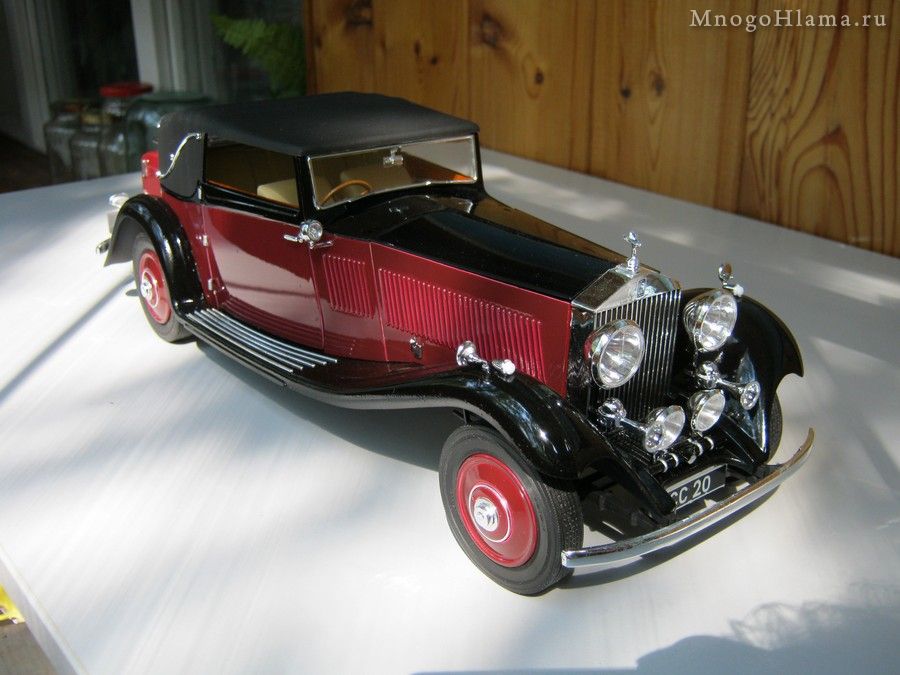 Сборка модели Rolls-Royce Phantom Continental II Revell