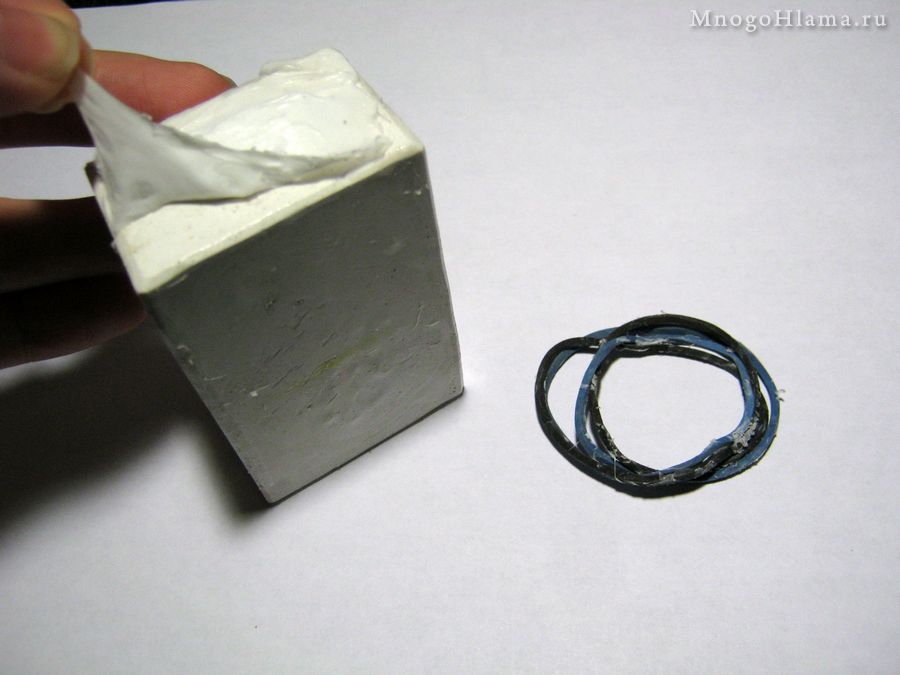 Процесс сушки силикона