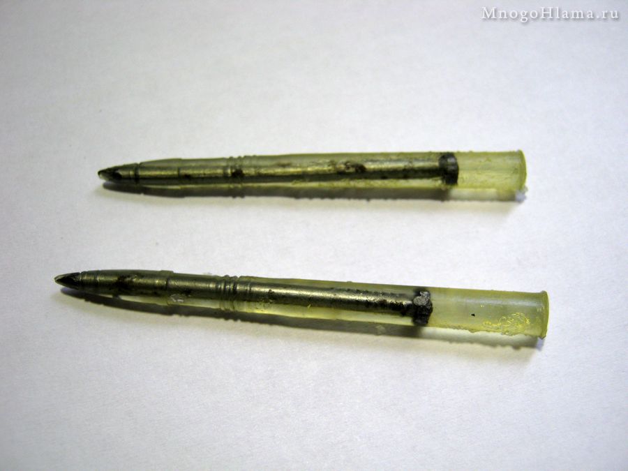 Копии снарядов из эпоксидной смолы