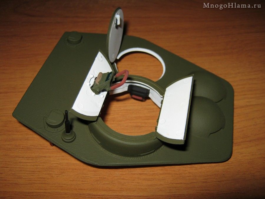 Крышка башни танка