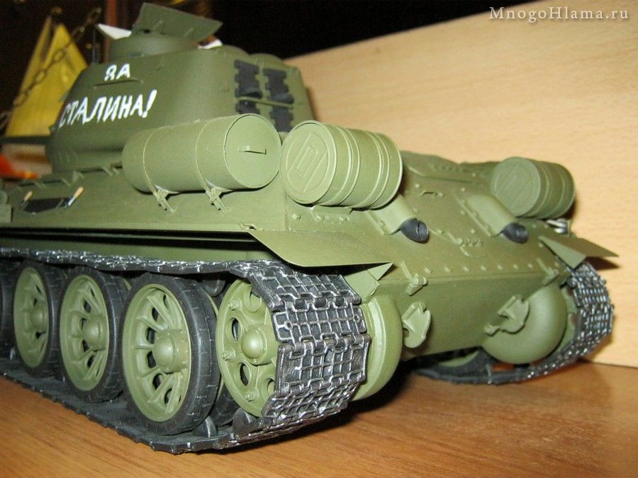 Т-34/85 от Trumpeter в масштабе 1:16