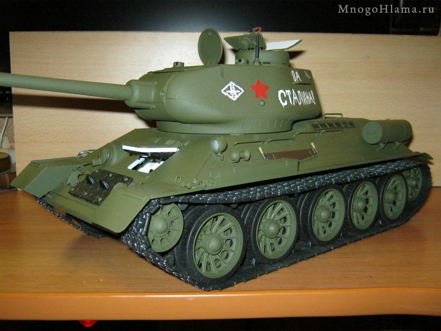 Т-34/85 от Trumpeter в масштабе 1:16