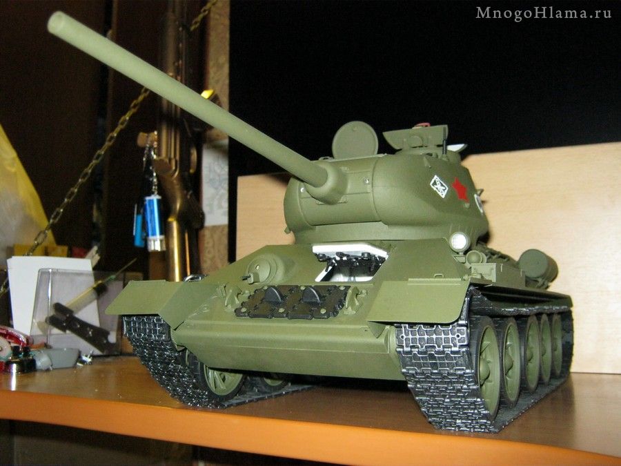 Т-34/85 от Trumpeter в масштабе 1:16