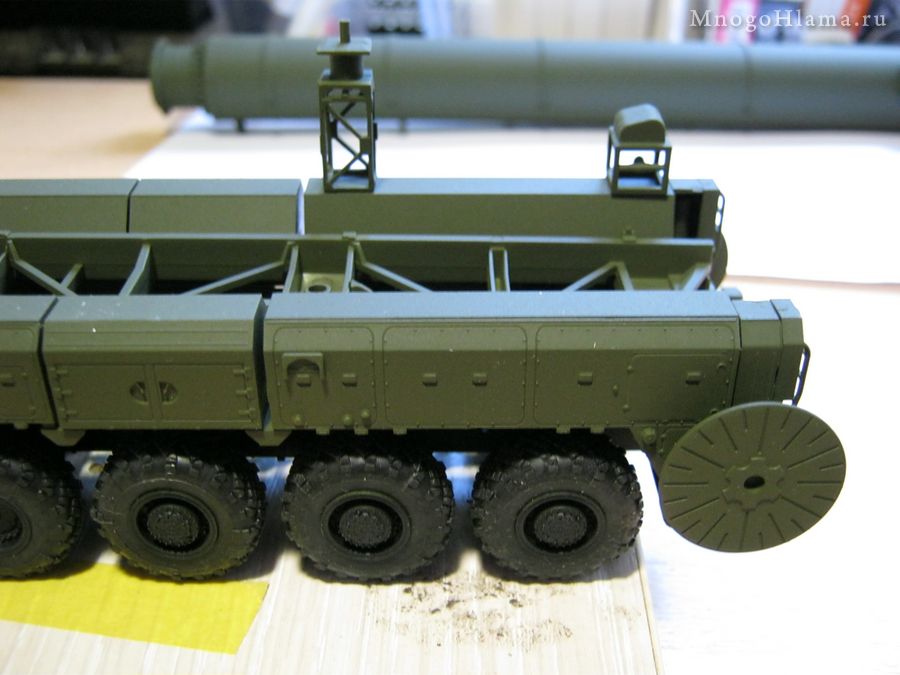 Сборка модели ракетного комплекса Тополь (SS-25) 1/72 Звезда