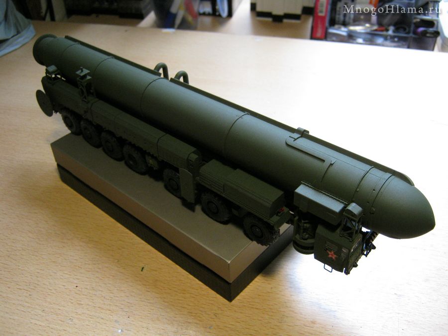 Сборка модели ракетного комплекса Тополь (SS-25) 1/72 Звезда