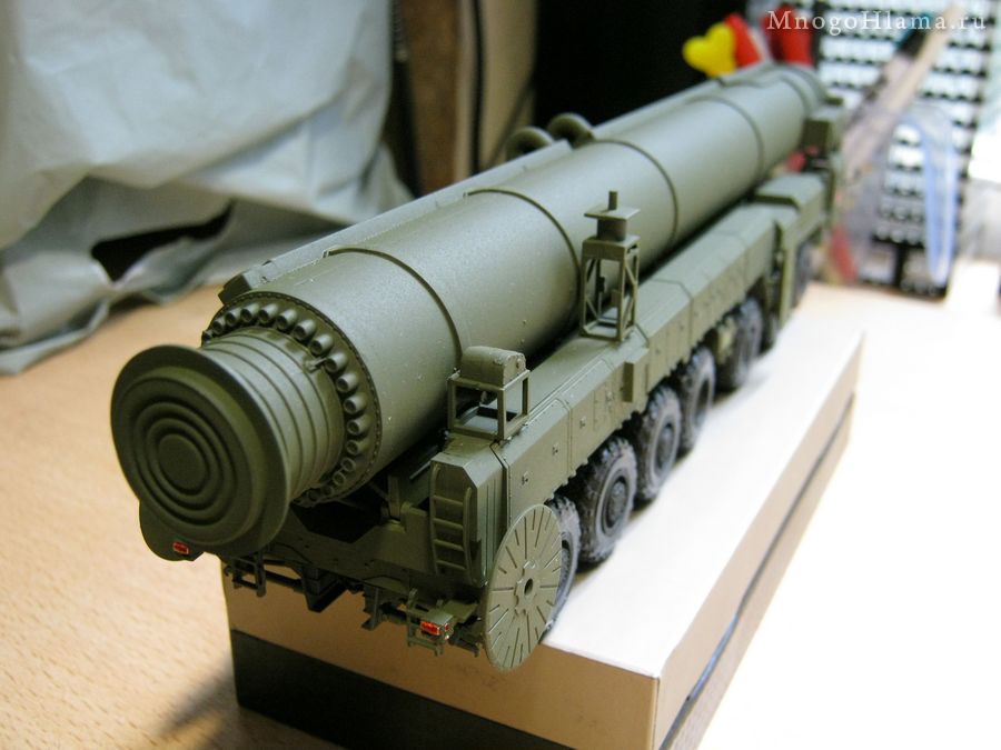 Сборка модели ракетного комплекса Тополь (SS-25) 1/72 Звезда