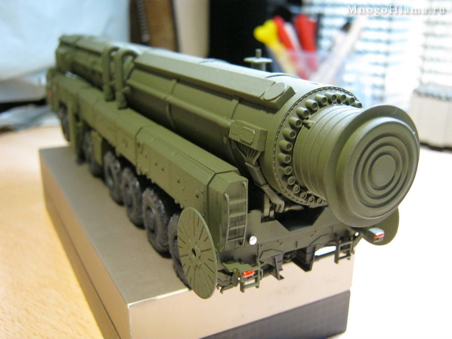 Сборка модели ракетного комплекса Тополь (SS-25) 1/72 Звезда