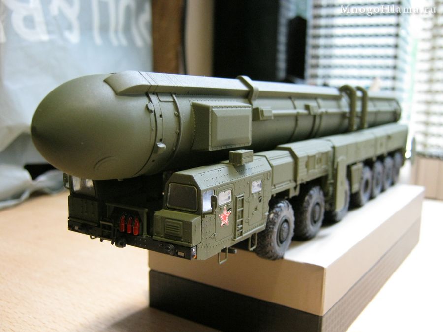Сборка модели ракетного комплекса Тополь (SS-25) 1/72 Звезда