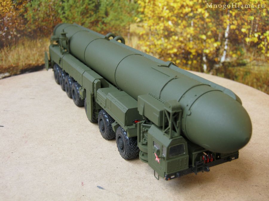 Модель ракетного комплекса Тополь (SS-25) 1/72 Звезда