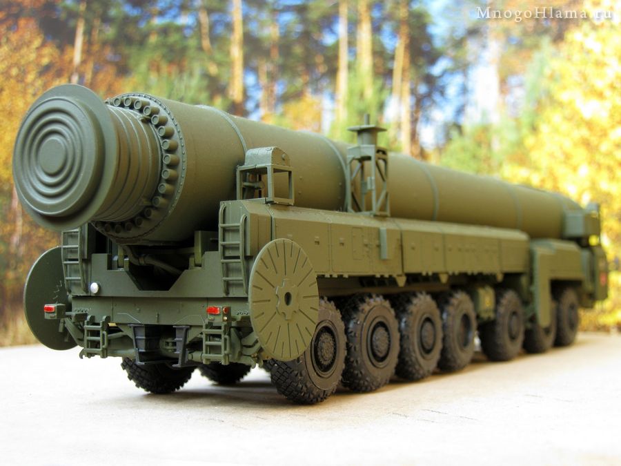 Сборка модели ракетного комплекса Тополь (SS-25) 1/72 Звезда