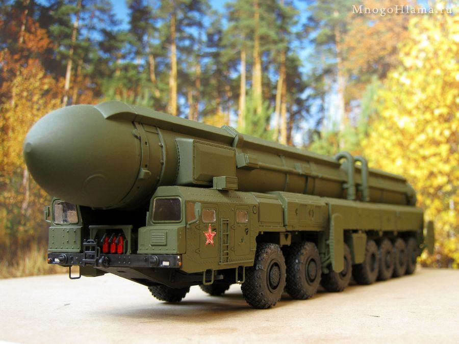 Сборка модели ракетного комплекса Тополь (SS-25) 1/72 Звезда